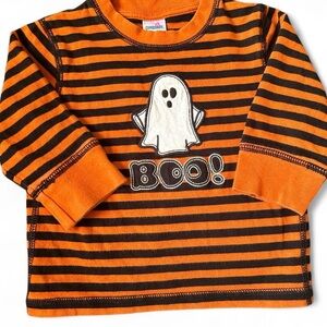 Gymboree Orange and Black Striped Shirt